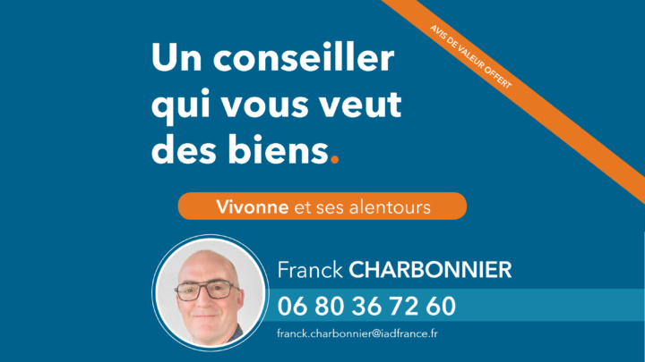 IAD Franck CHARBONNIER partenaire UCC Vivonne