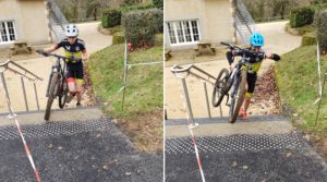 Les cadets au Cyclocross du CREPS de Poitiers 2022 UCC Vivonne