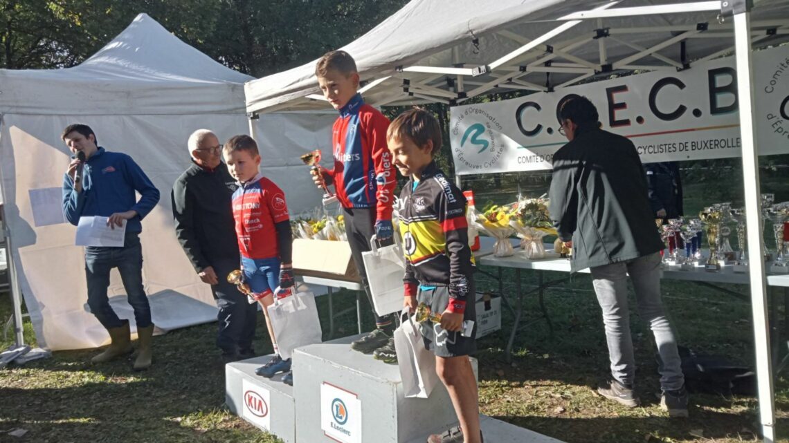 Simon PROVOST 3ème au cyclocross de Buxerolles UCC Vivonne