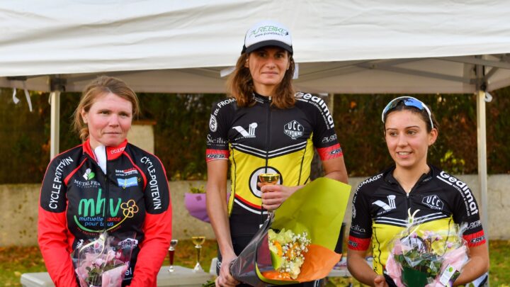Cécile SCOTTO championne de la Vienne cyclocross 2022 UCC Vivonne