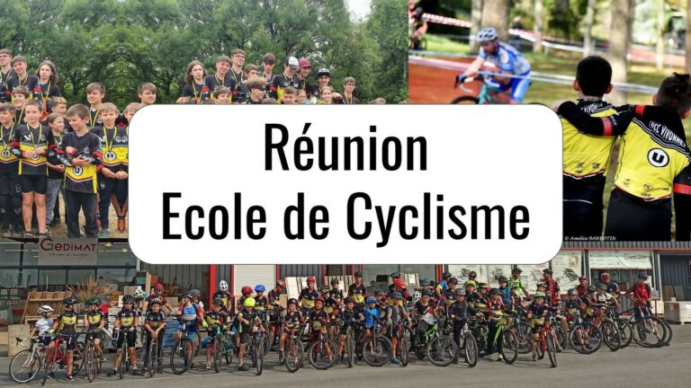 Réunions pédagogiques école de cyclisme UCC Vivonne