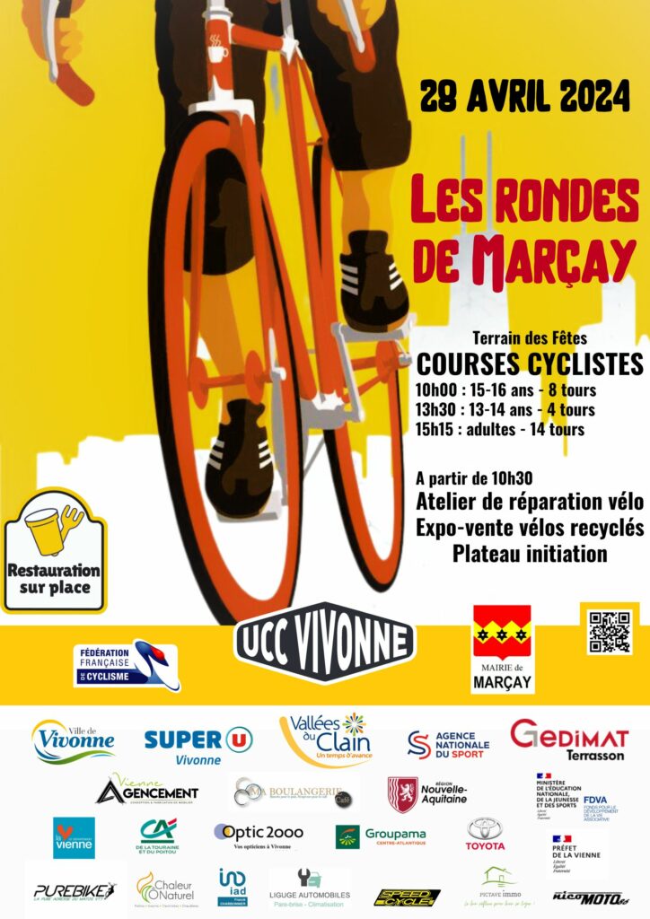 Course cycliste Rondes de Marçay 2024 UCC Vivonne UCCV