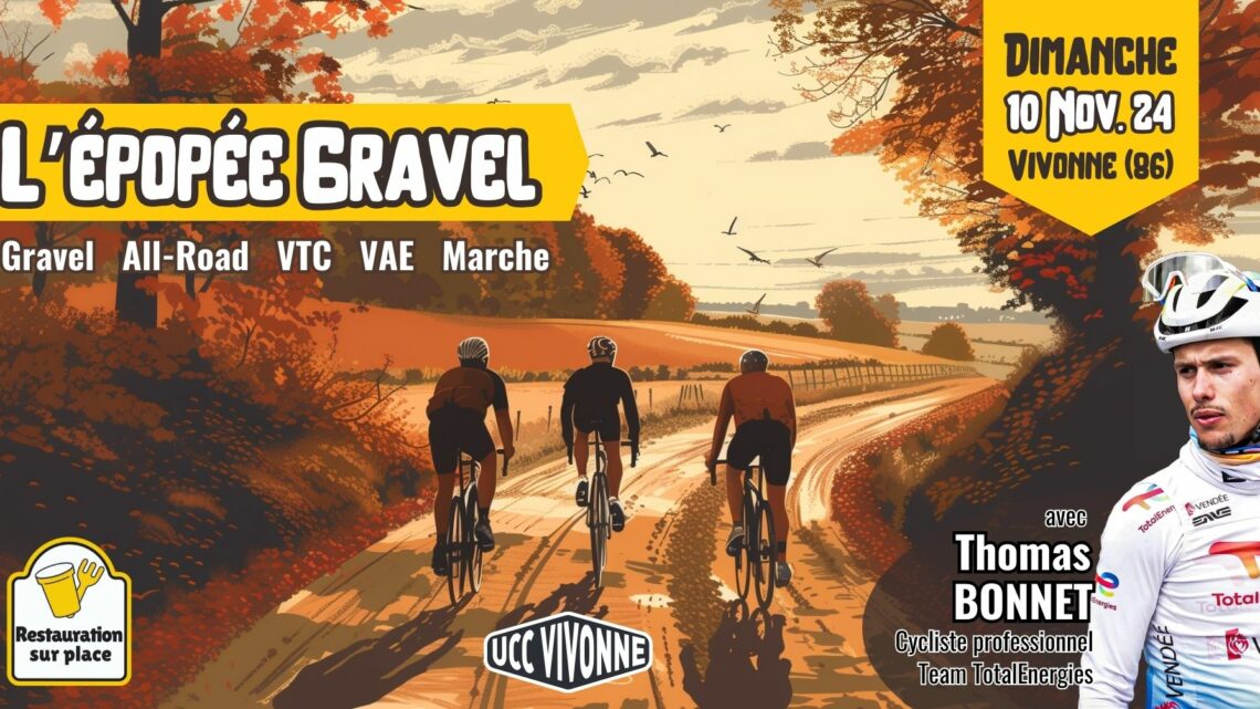 Épopée Gravel 2024 Thomas BONNET UCC Vivonne UCCV