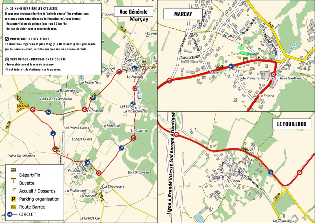 Rondes de Marçay 2025 UCC Vivonne UCCV
