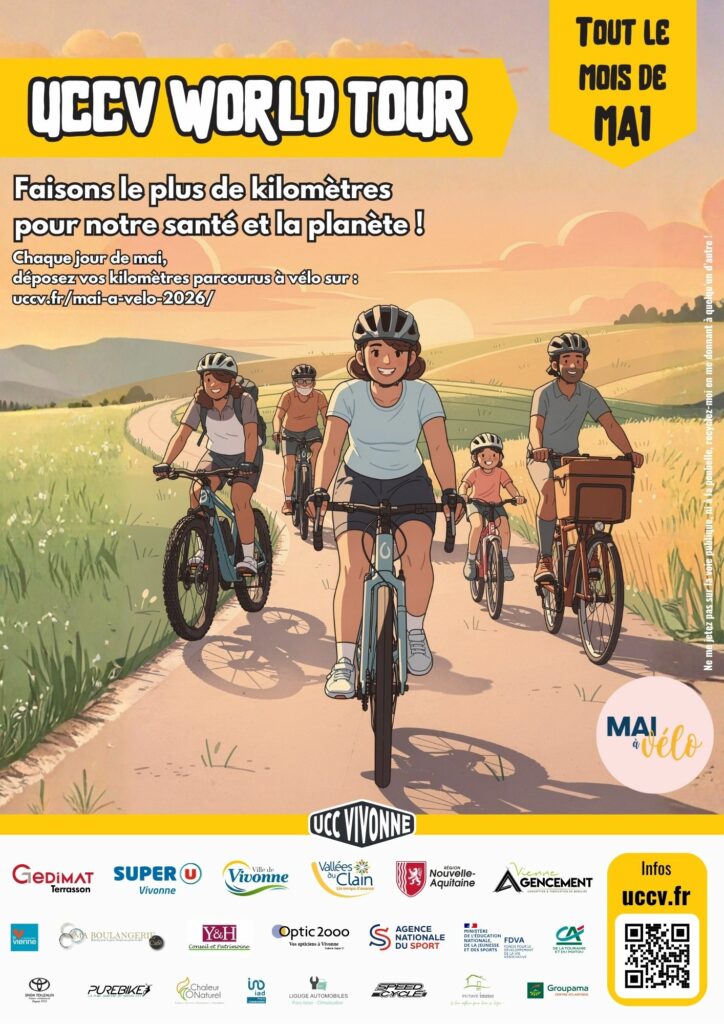 Mai à vélo 2026 UCC Vivonne UCCV