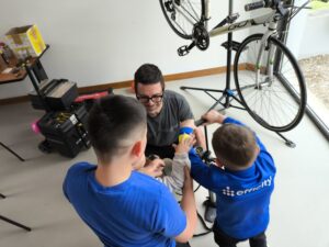 Remise en selle épicerie sociale UCC Vivonne UCCV